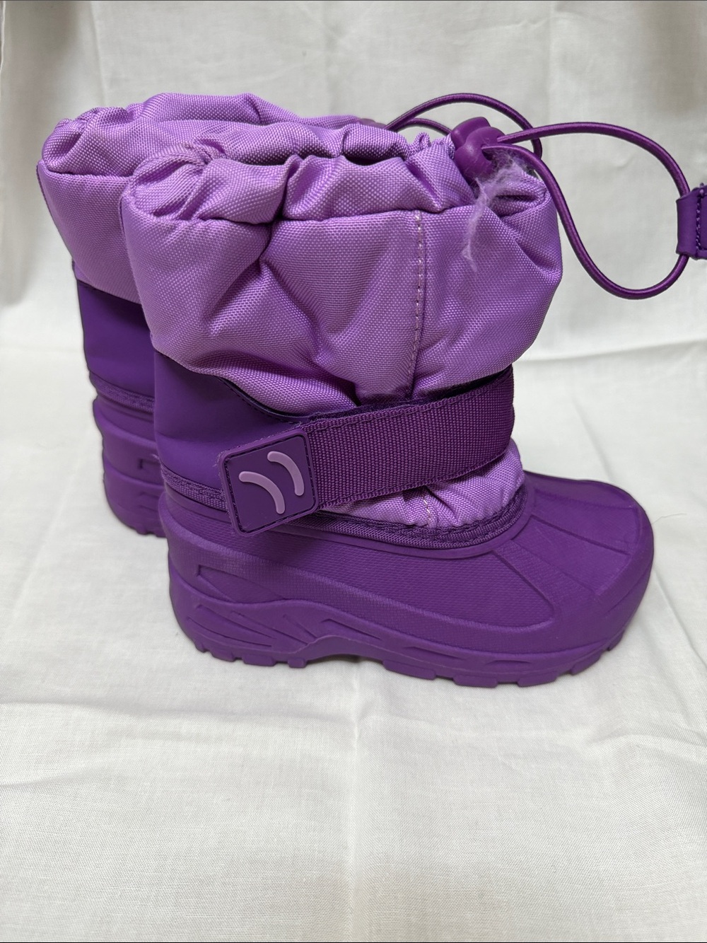 Kids Purple Winter Snow Boots